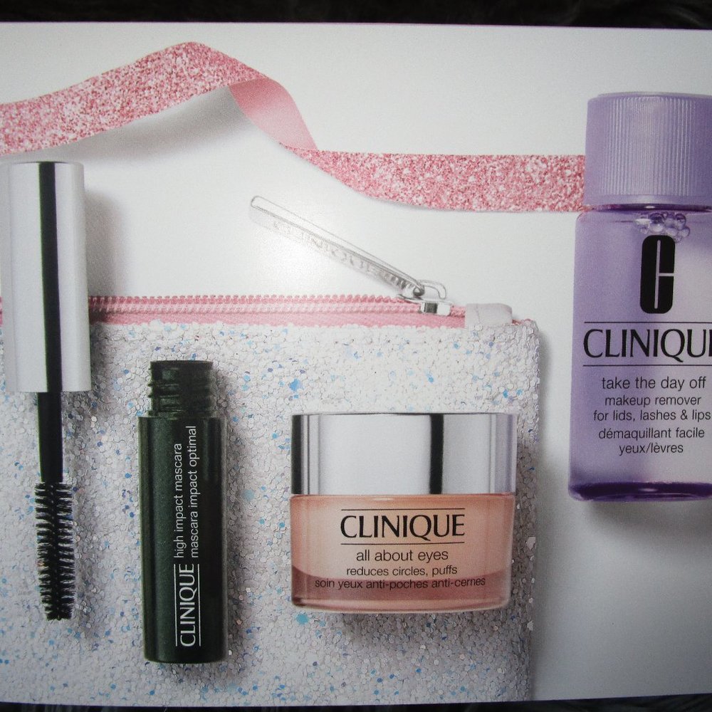Clinique Eye Favorites Set with Bag New in Box